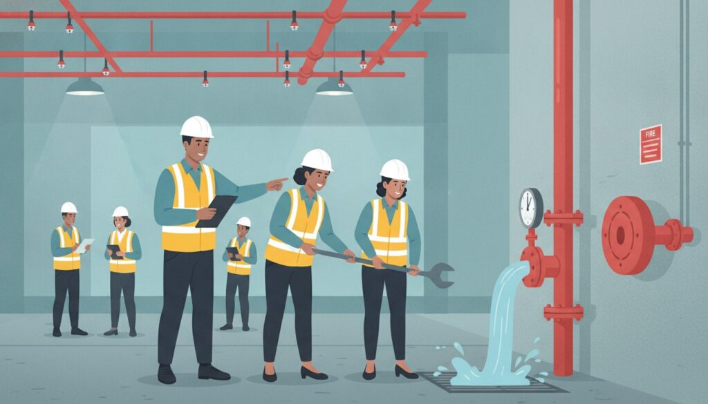 Aplicación técnica de la norma NFPA 25: inspección, prueba y mantención de sistemas de protección contra incendios basados en agua